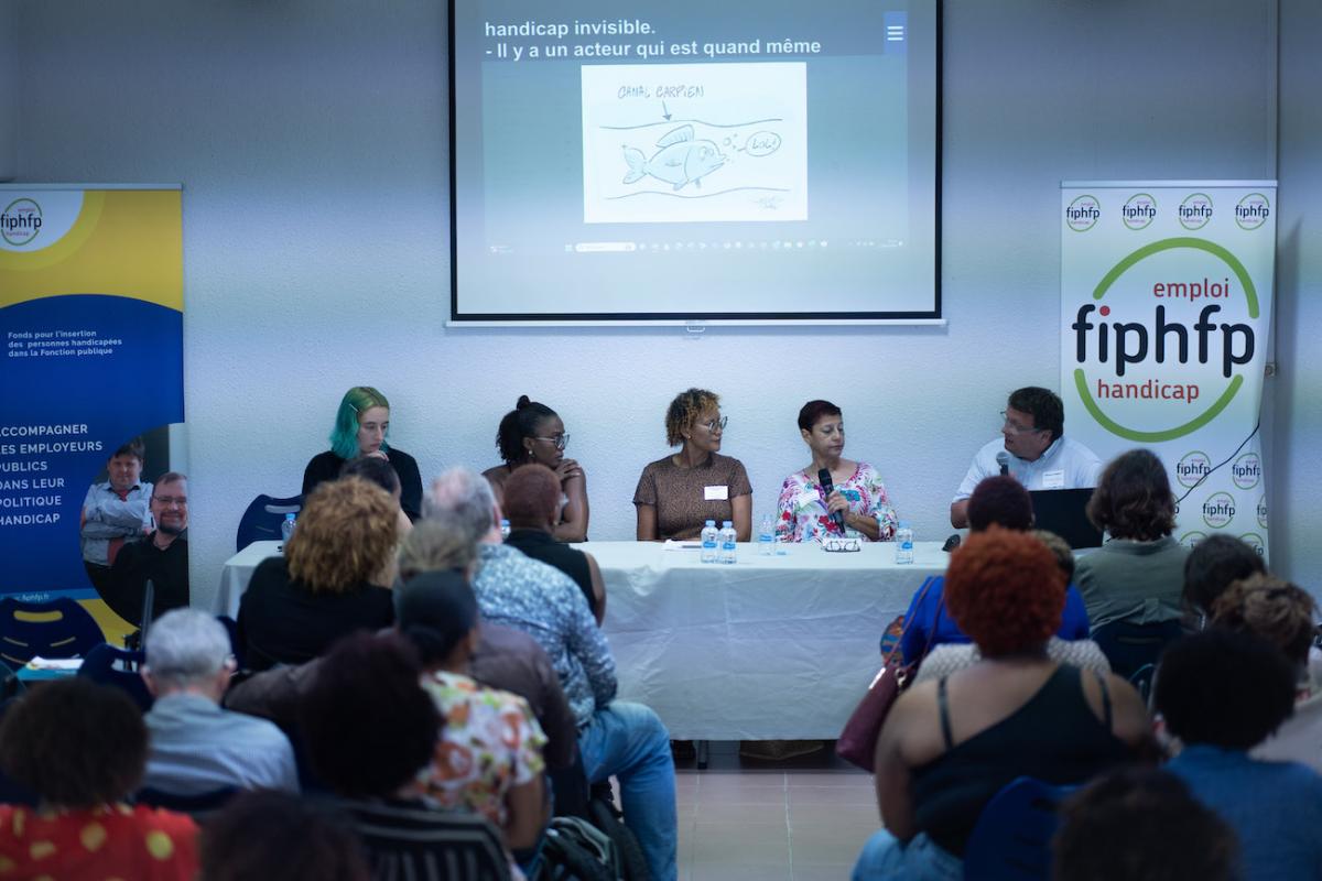 1ère table ronde du tour de France des handicaps invisibles en Guyane