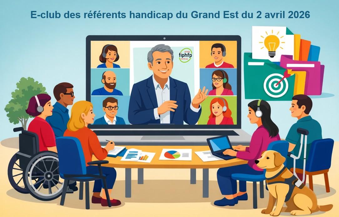Illustration E-club des référents handicap