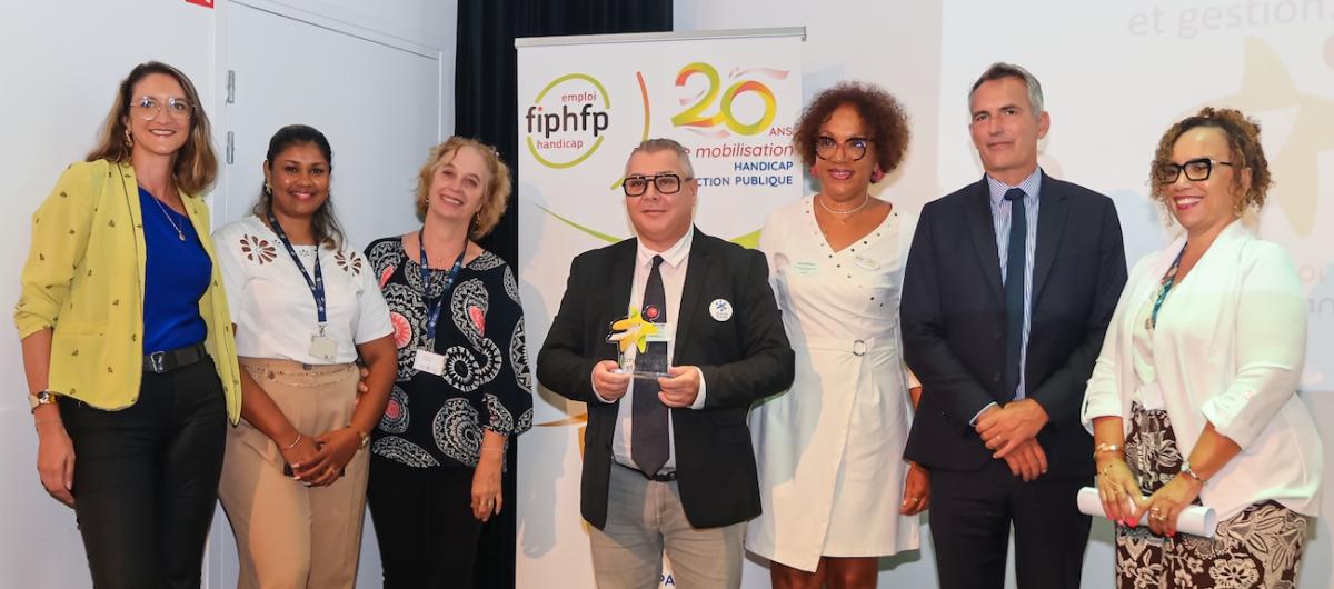 Equipe de France Travail Guyane, lauréate des trophées dans la catégorie Communication / Sensibilisation
