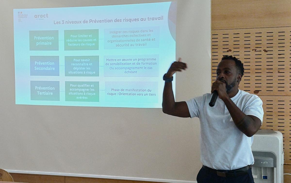 Intervention lors de la journée territoriale en Martinique