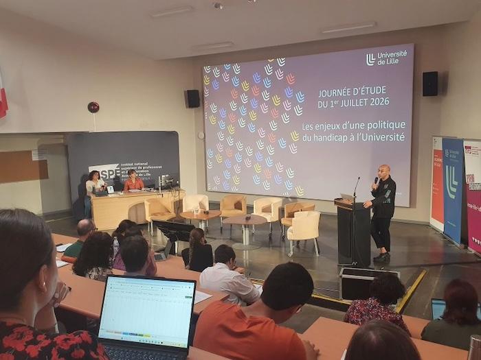 Vue de la salle lors du séminaire à l'Académie de Lille