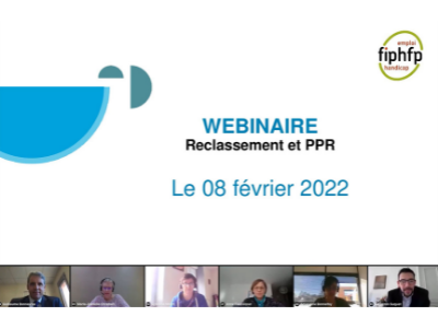 Webinaire : Reclassement et PPR