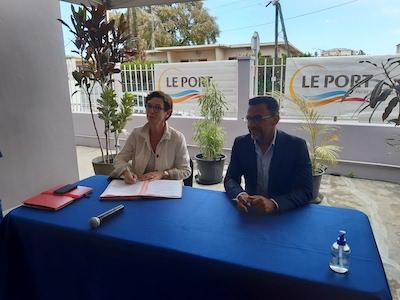 Signature de la convention entre le FIPHFP et la Ville du Port