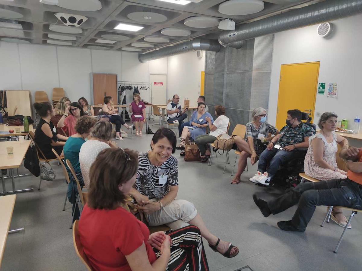 Atelier organisé dans le cadre la journée handicap invisible en Nouvelle-Aquitaine