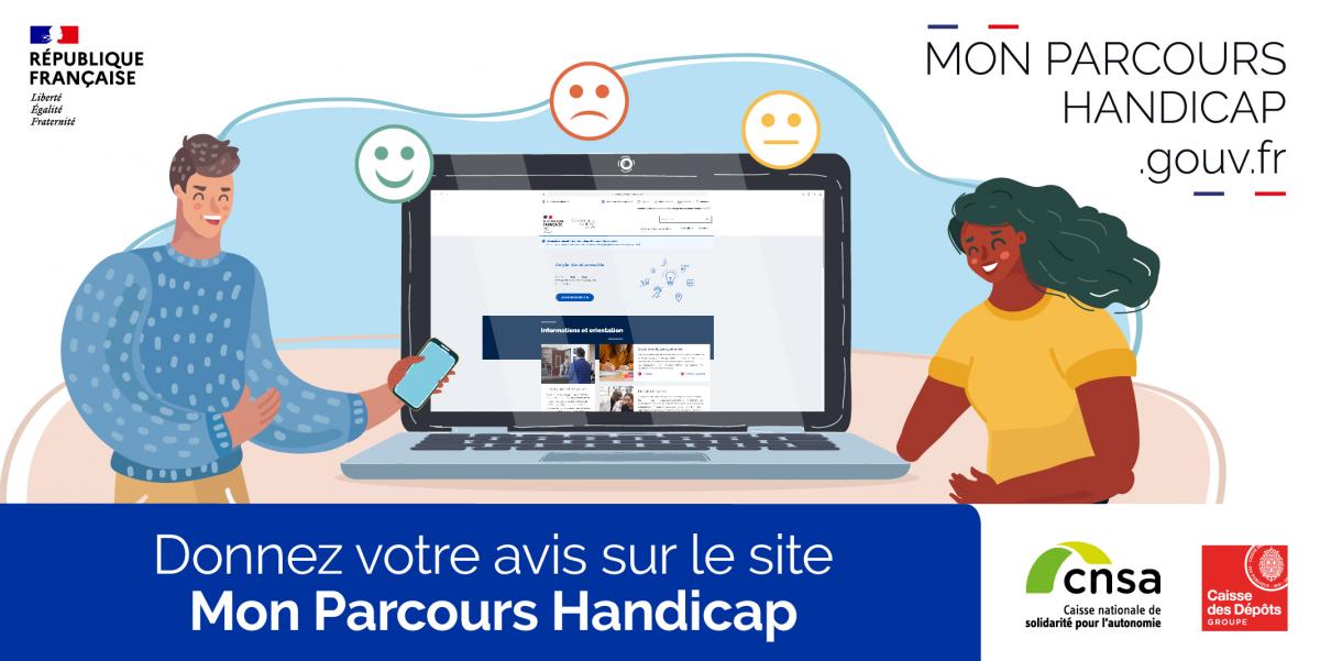 Donnez votre avis sur le site Mon Parcours Handicap