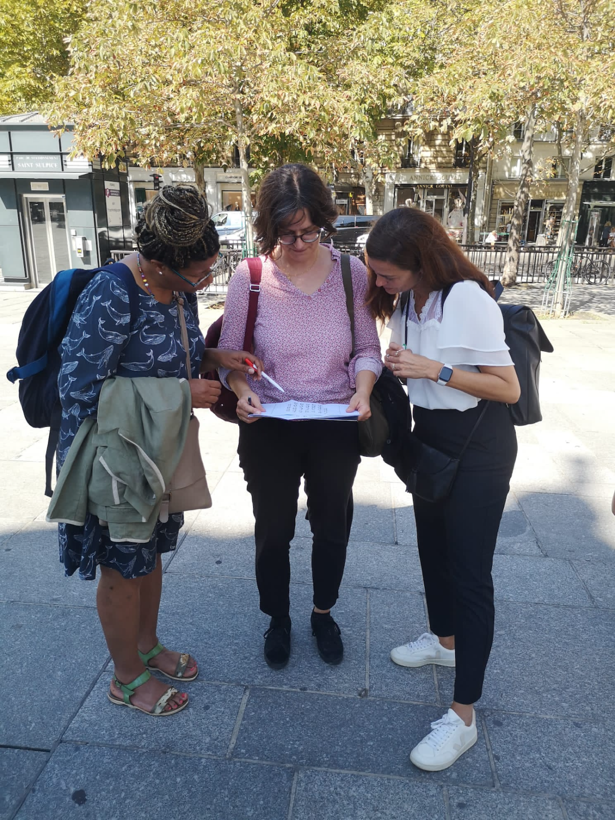 Participants au jeu de piste