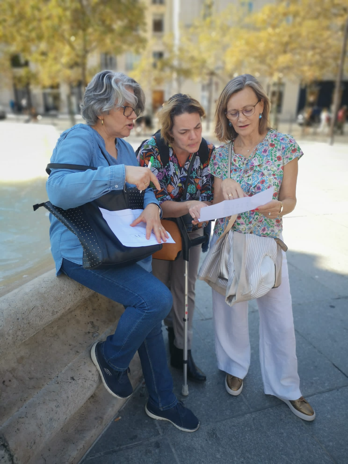 Participants au jeu de piste