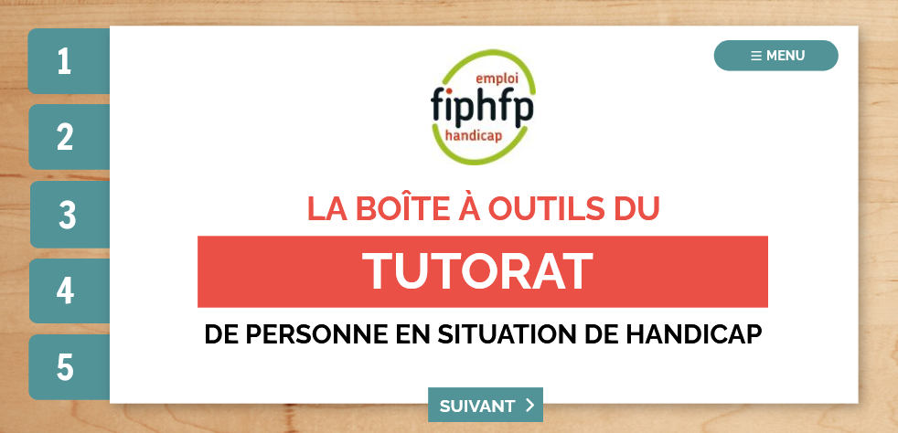 La boîte à outils du tutorat de personne en  situation de handicap