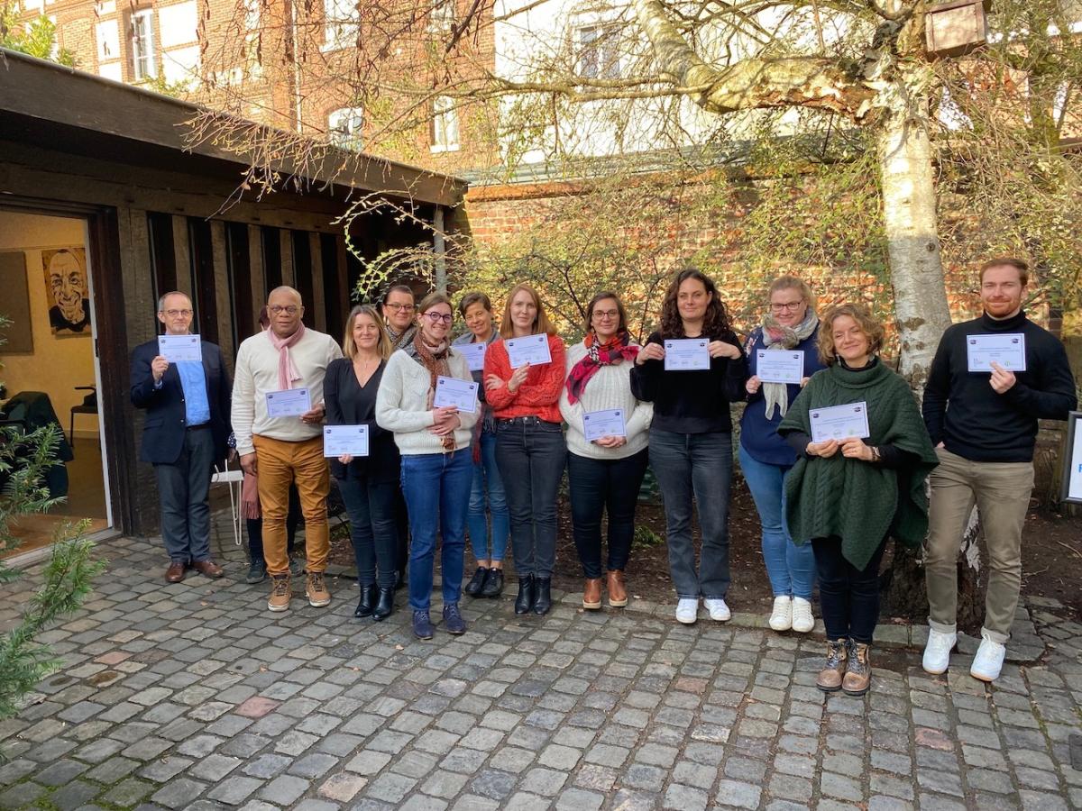 Participants à la session de professionnalisation des référents handicap normands, le 26 janvier 2023