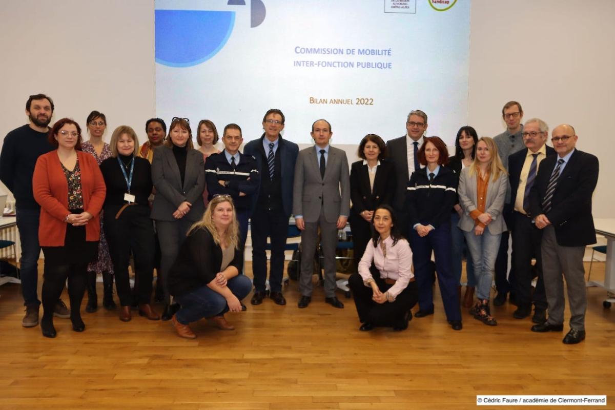 participants à la commission Mobilité inter-fonction publique en Auvergne Rhône-Alpes