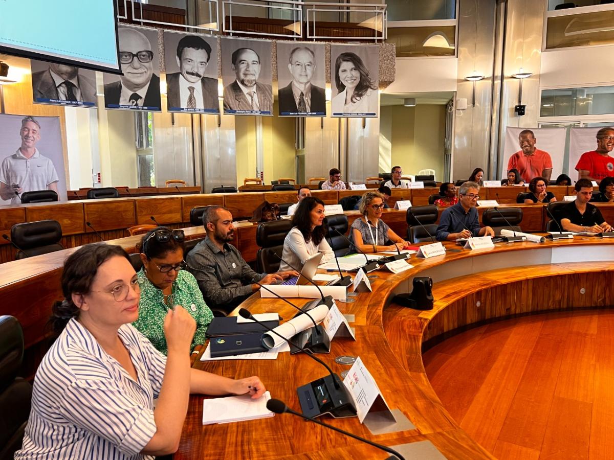 Participants et participantes au comité des employeur publics de la Réunion le 7 février 2023