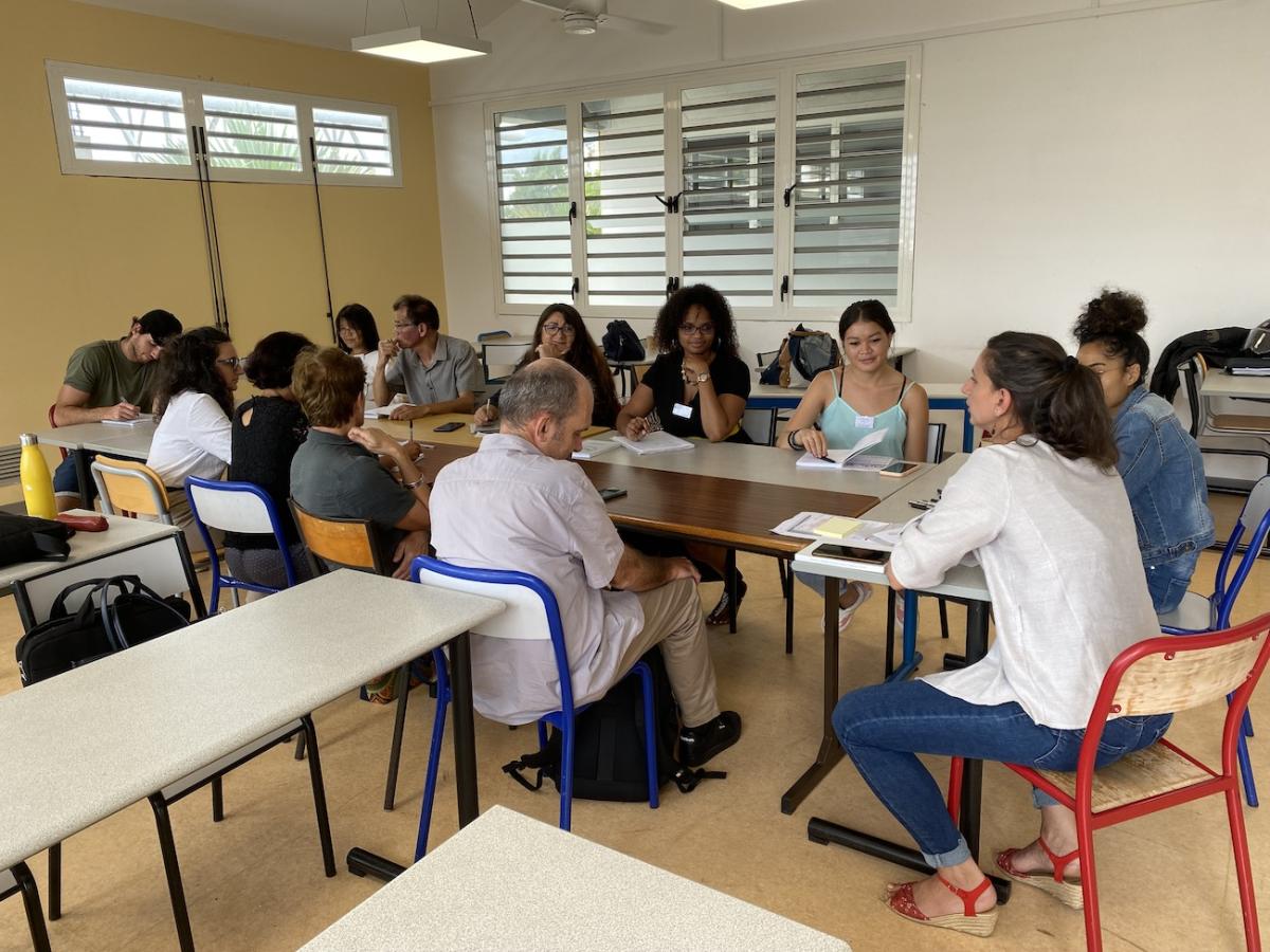 Atelier de la journée régionale du 8 mars à la Réunion