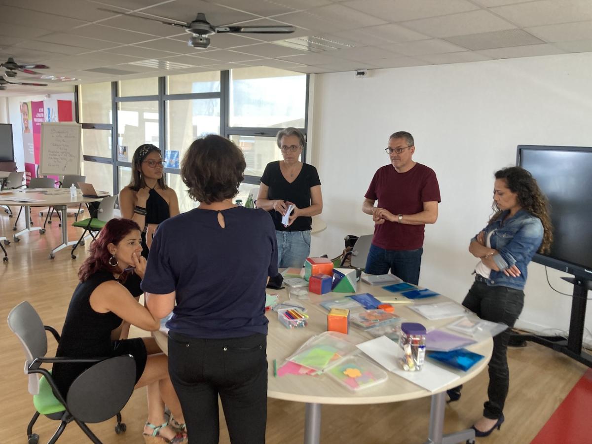 Participants à l'atelier Rez'Ho du 9 mars à la Réunion