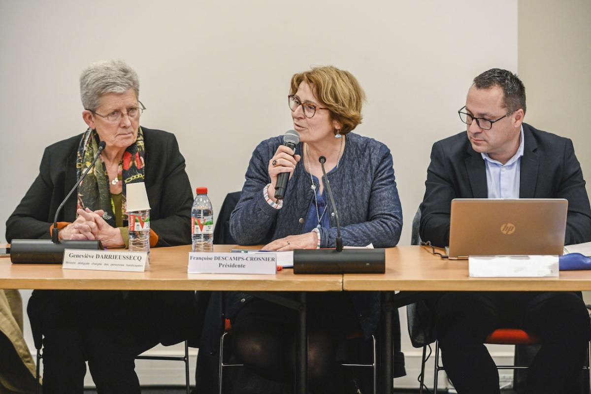 Geneviève Darrieusecq, Françoise Descamps Crosnier, Hugues Thibault