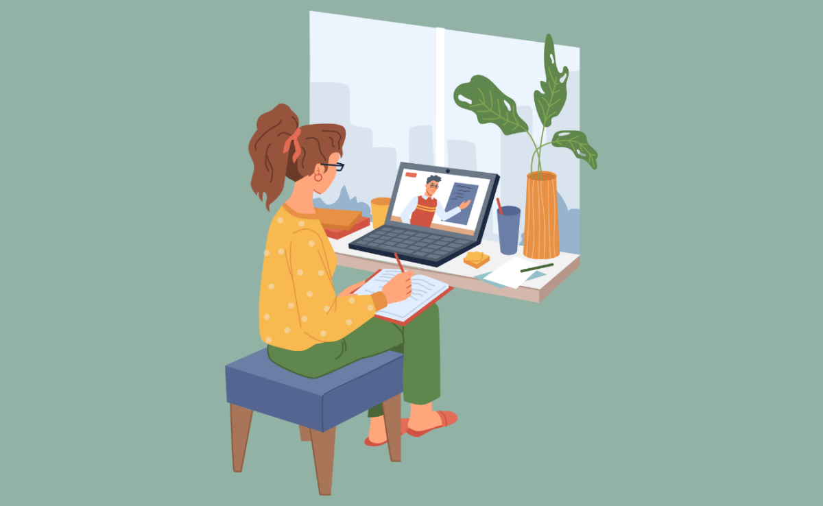 illustration d'un webinaire 