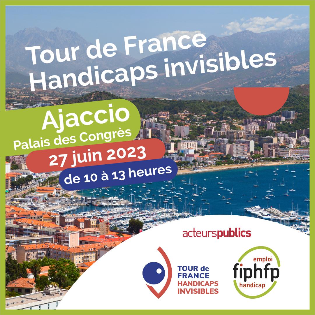 Tour de France Handicaps Invisibles Ajaccio, palais des congrès, 27 juin 2032 de 10h à 13h