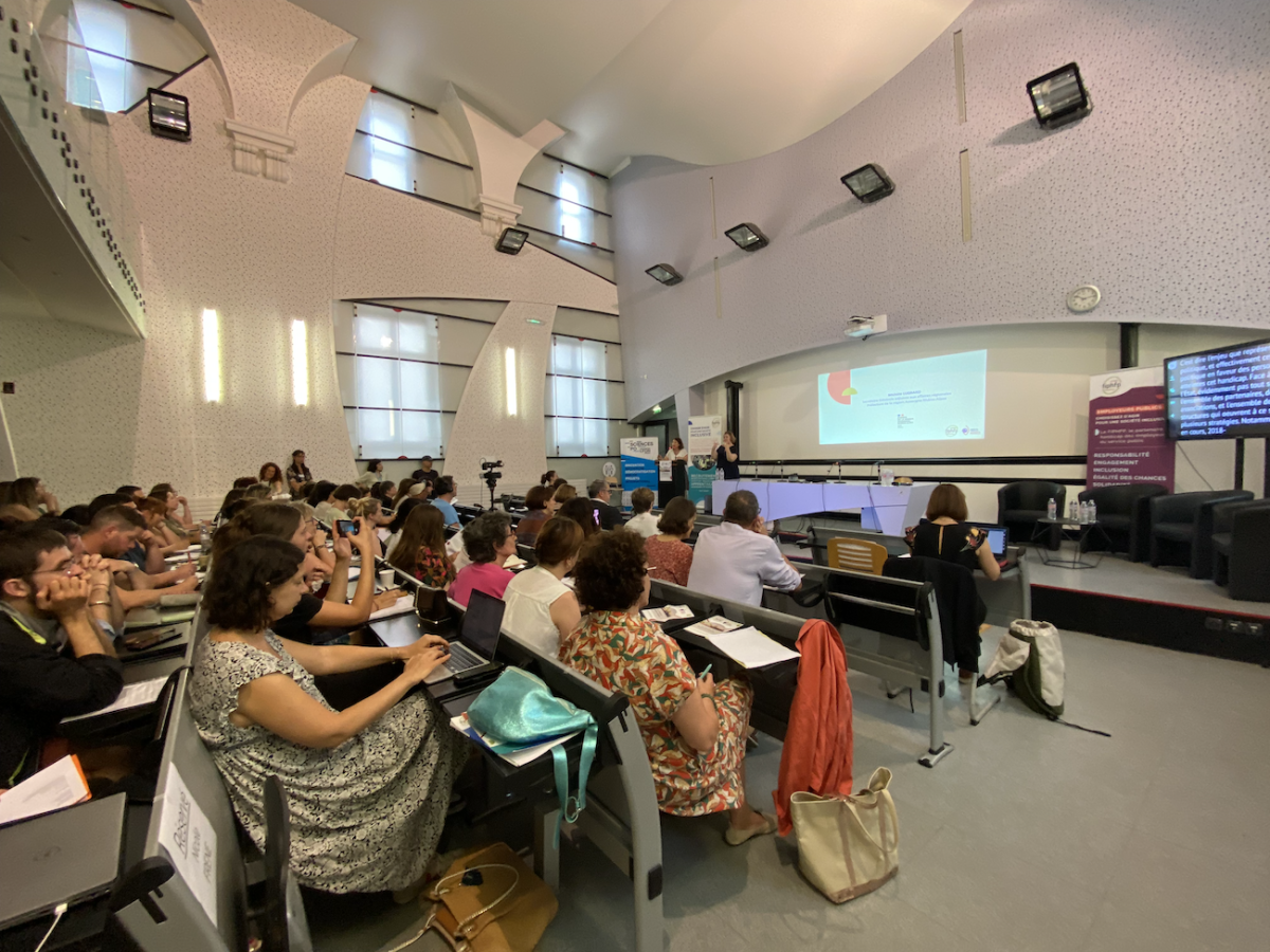 Conférence introductive de l'étape du tour de france des handicaps invisibles à Lyon, le 22 juin 2023