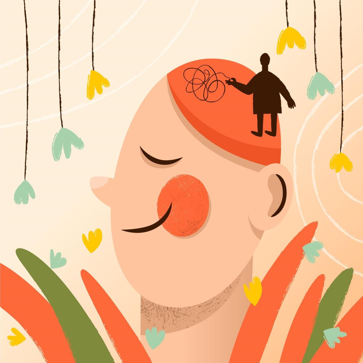 Visuel à visée illustrative de la santé mentale