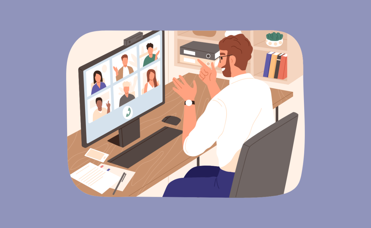 illustration d'un webinaire 