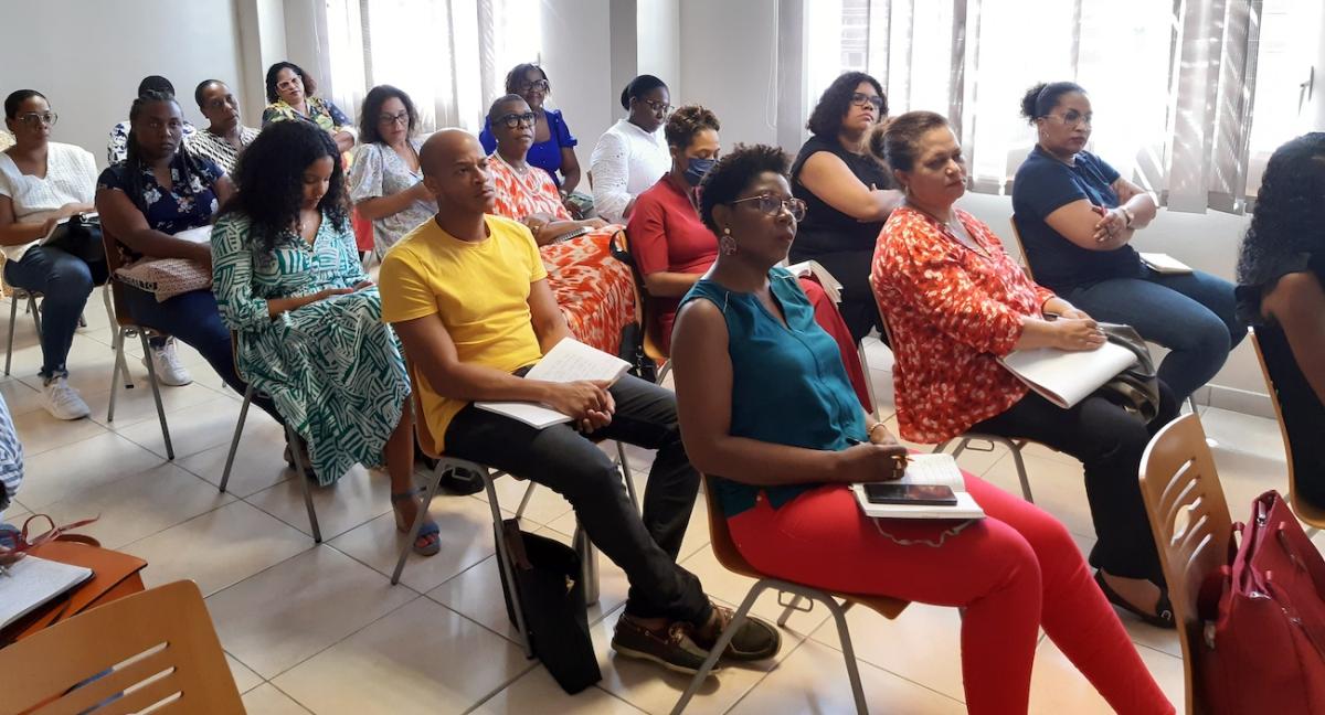 Participants à la rencontre Cap emploi en Martinique
