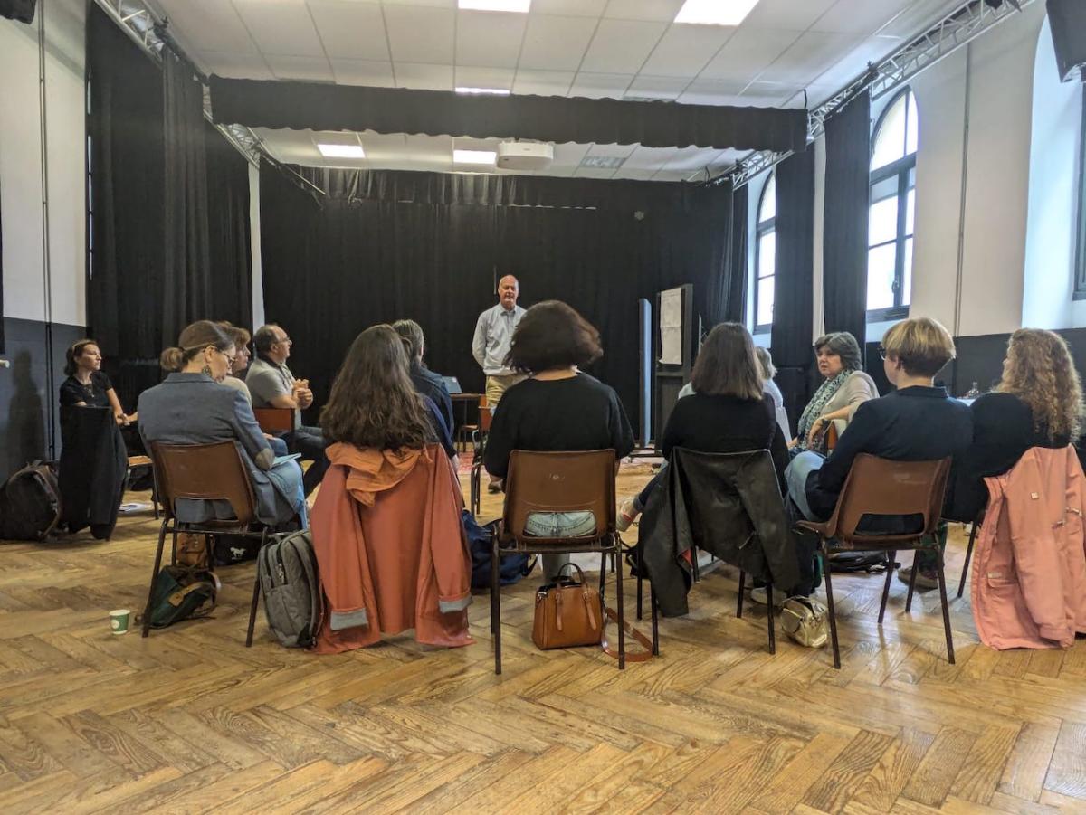 Participant au théâtre forum du 2 juillet 2024 à Bayonne