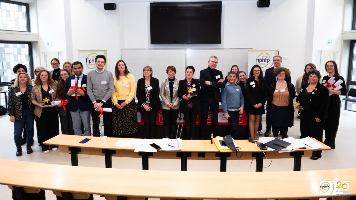 Les lauréats des trophées Emploi public et handicap dans les Hauts-de-France