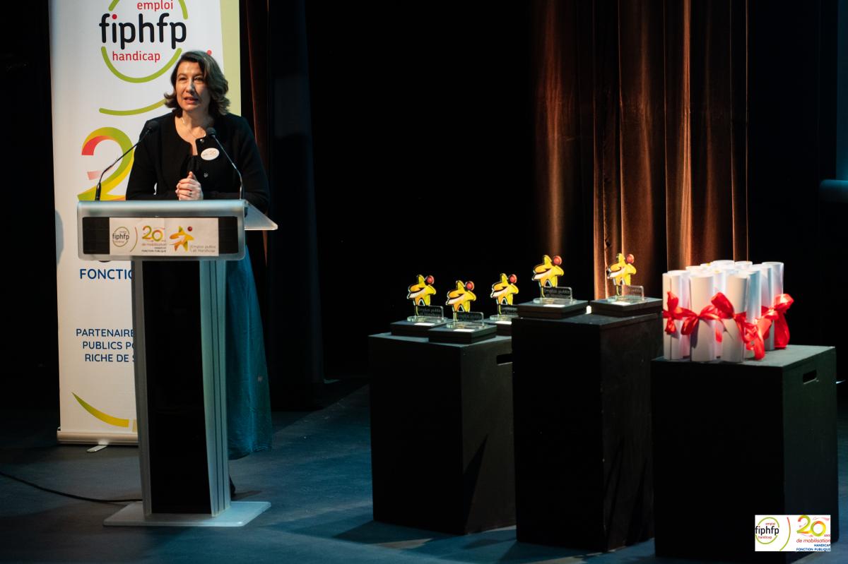 Intervention de Marine Neuville, directrice du FIPHFP, à l'occasion du Tour de France des 20 ans du FIPHFP à Lyon, le 25 mars 2025