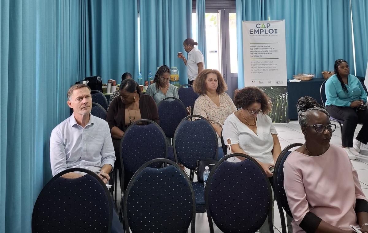 Participants à la rencontre Cap Emploi en Martinique le 8 avril