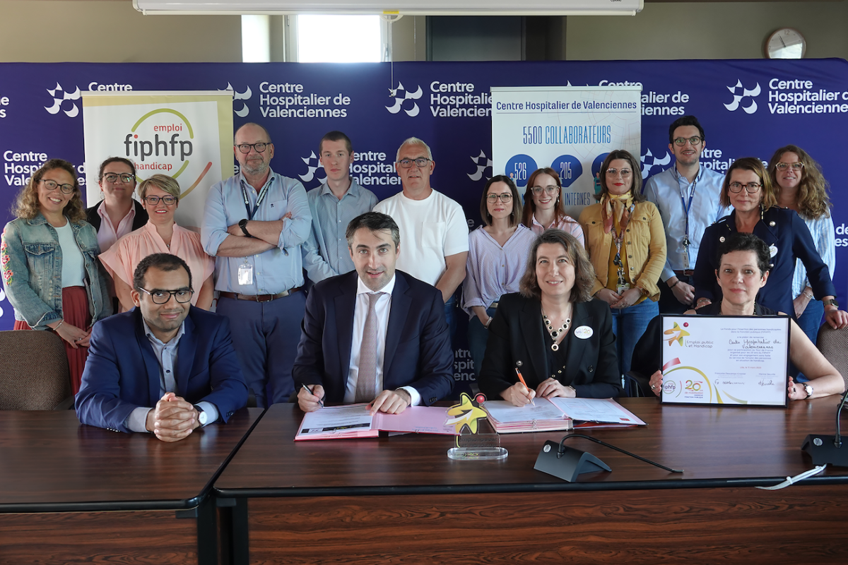Signataire de la convention entre le FIPHFP et le Centre hospitalier de Valenciennes