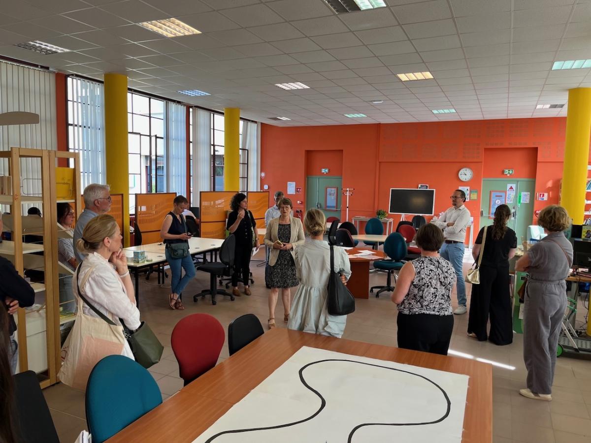 Employeurs publics en train de visite l'EPNAK de Rennes