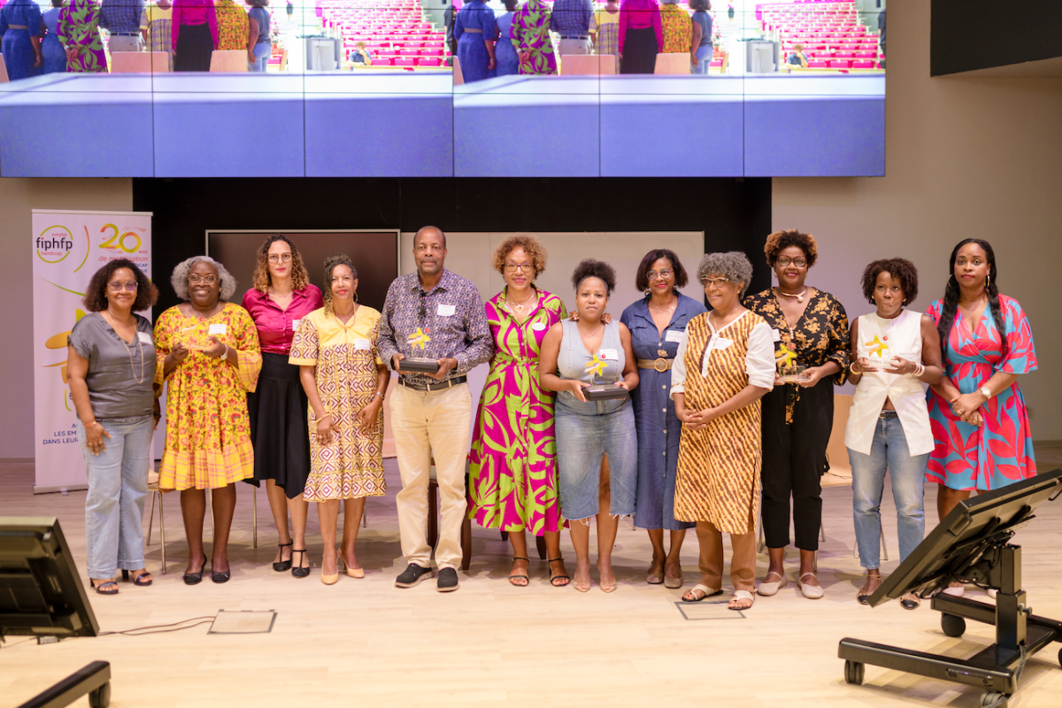 Lauréats des trophées emploi public et handicap en Martinique, le 1er juillet