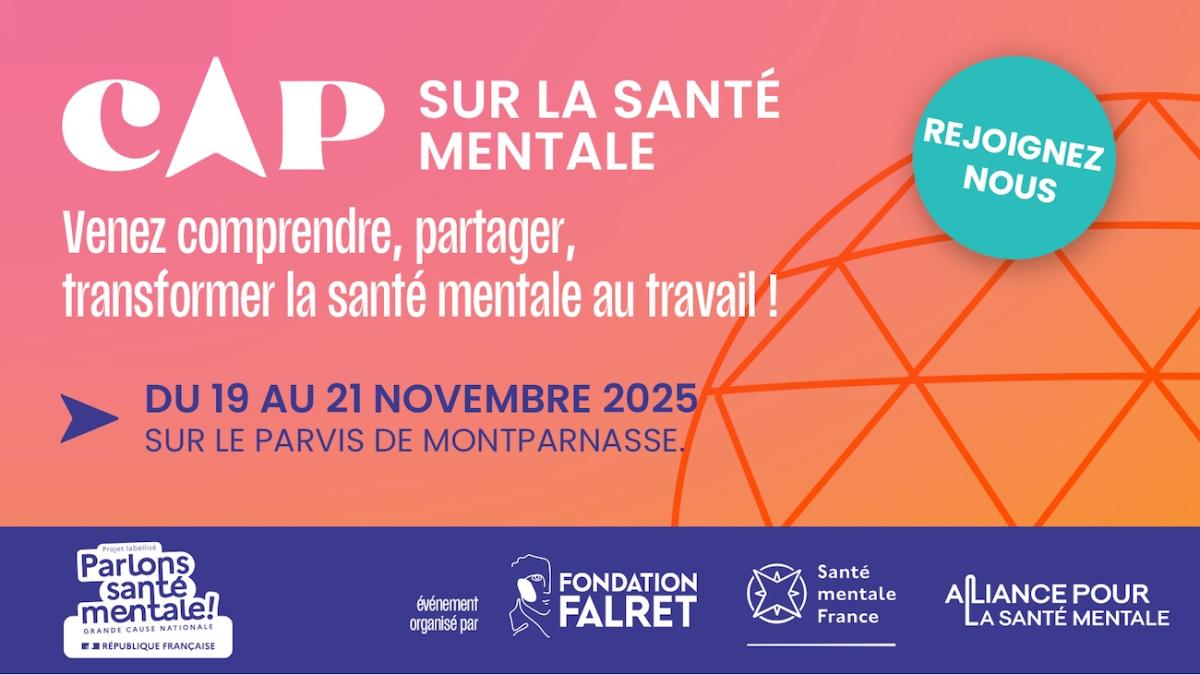 Image d'invitation à l'événement Cap sur la santé mentale