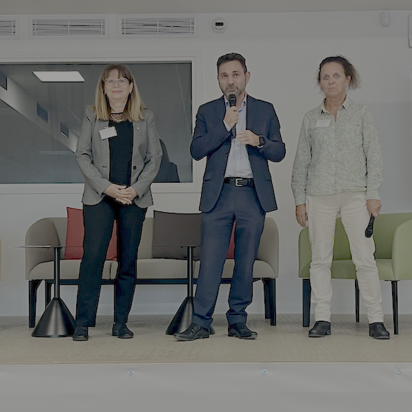 Interventions de la DREETS, du FIPHFP et de l'Agefiph, avec au centre Thierry Allemand, directeur territorial handicap du FIPHFP en Corse