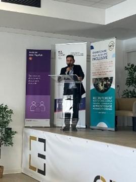 Intervention de Thierry Allaùden lors de l'événement sur l'accessibilité universelle en Corse
