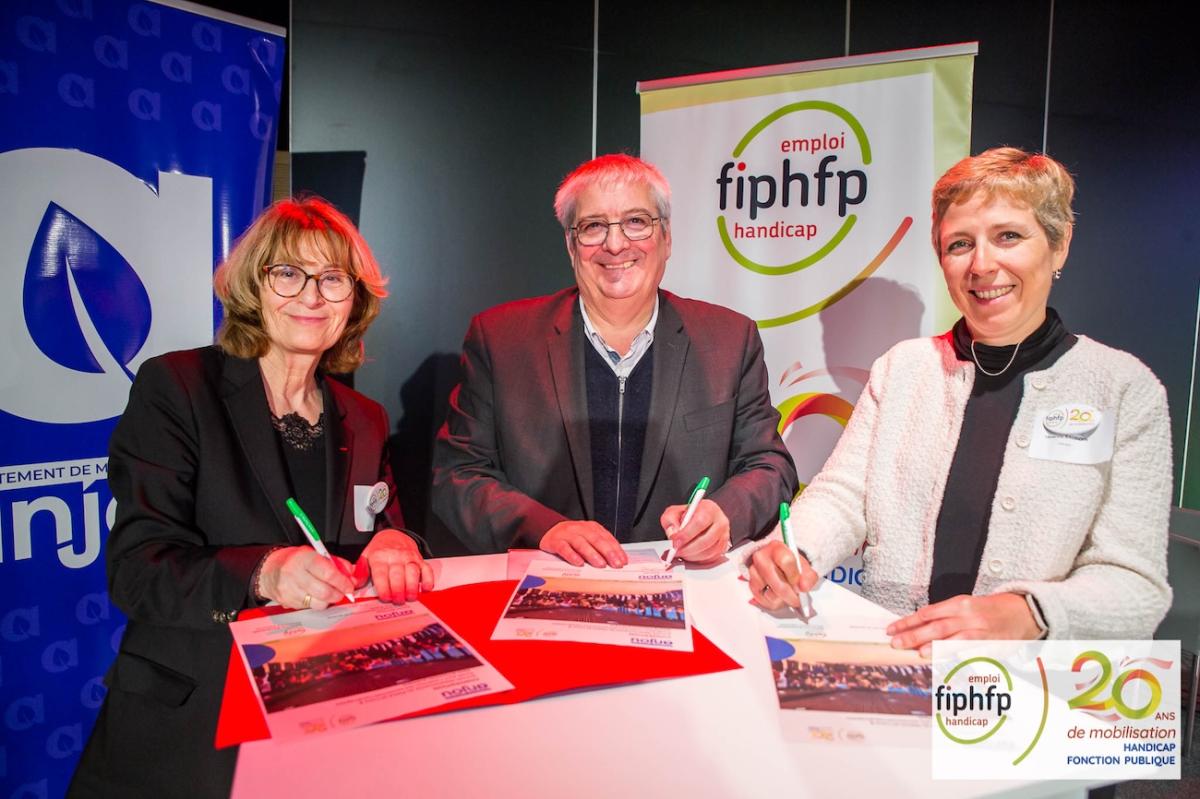 Photographie des signataires du département Maine et Loire