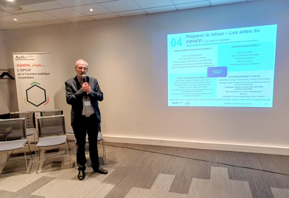 Intervention de Philippe Crenner, directeur territorial handicap du FIPHFP en Grand Est
