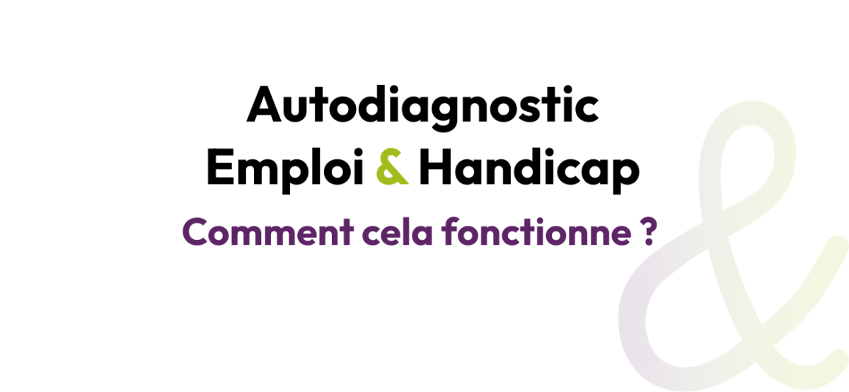 Autodiagnostic Emploi & Handicap - Comment cela fonctionne ?