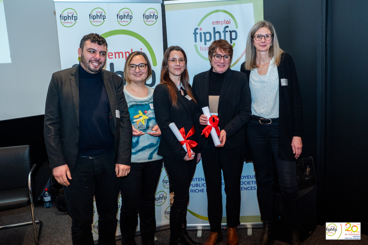 Remise du trophées aux lauréats dans la catégorie Accessibilité universelle