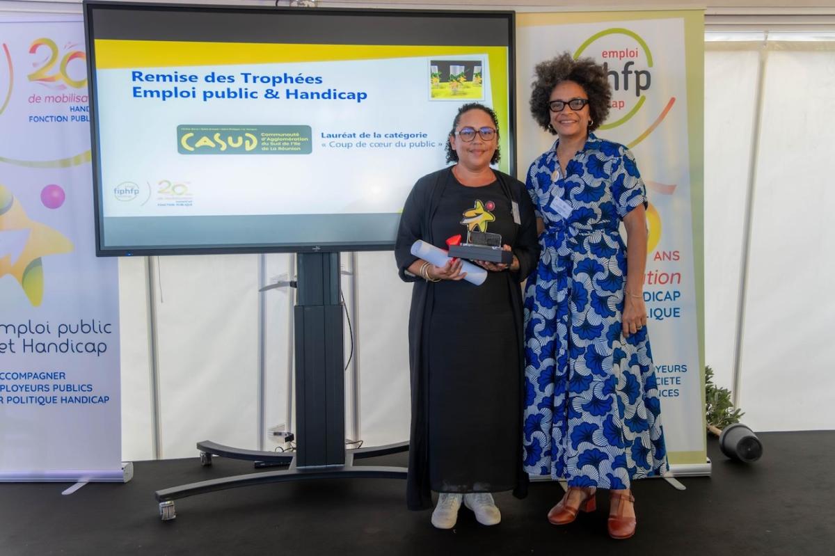 Représentantes de la CASUD, lauréates du prix du public