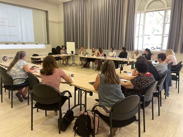 Participantes et participants à la présentation de la matinée en Occitanie