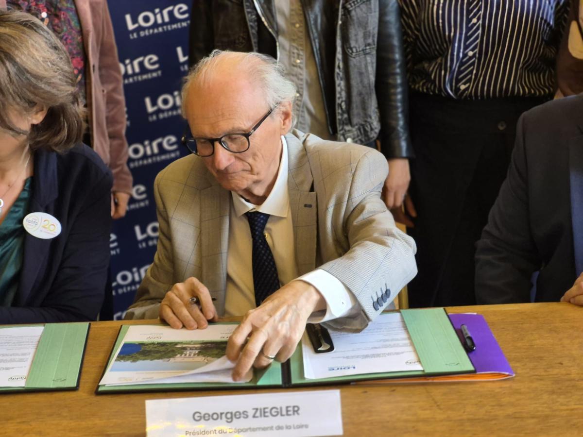 M. Georges Ziegler, Président du Département de la Loire